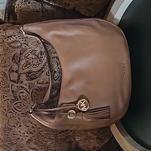 Michael Kors Tan Pebble Leather Handbag
